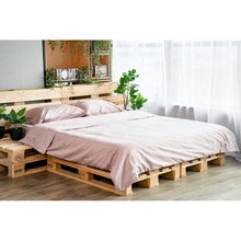 Простынь ARDESTO на резинке Mix&Match 160 х 200 + 30 см пудра (ART1620FSP)
