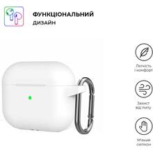 Чехол для наушников ArmorStandart Hang Case для Apple AirPods 3 White (ARM60324)