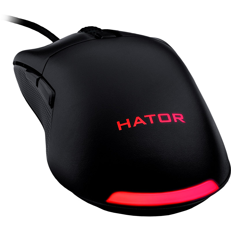 Мышь HATOR Pulsar EVO Black (HTM-323) Тип подключения проводное