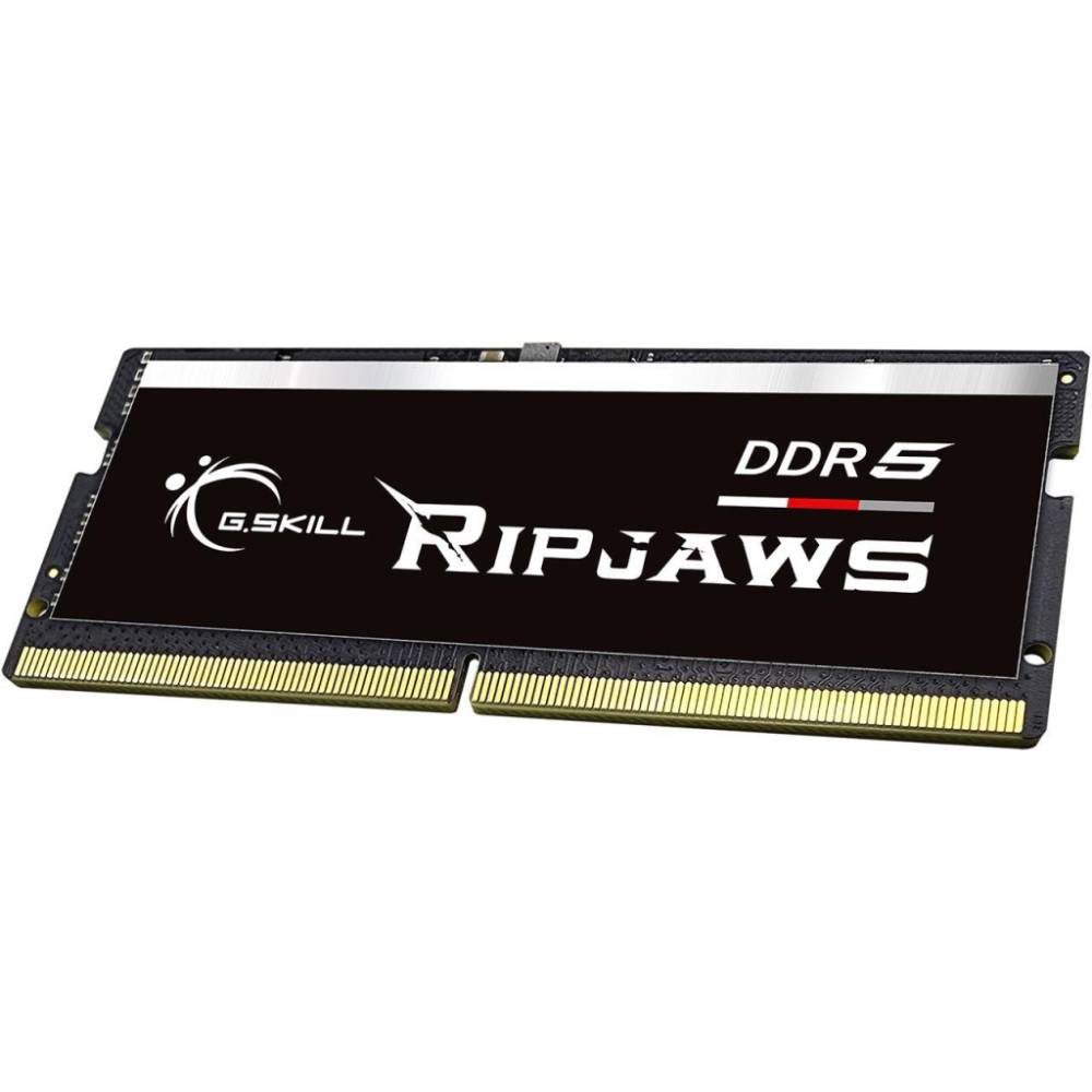 Модуль пам'яті G.SKILL SoDIMM DDR5 16GB 4800 MHz Ripjaws (F5-4800S4039A16GX1-RS) Призначення для ноутбука