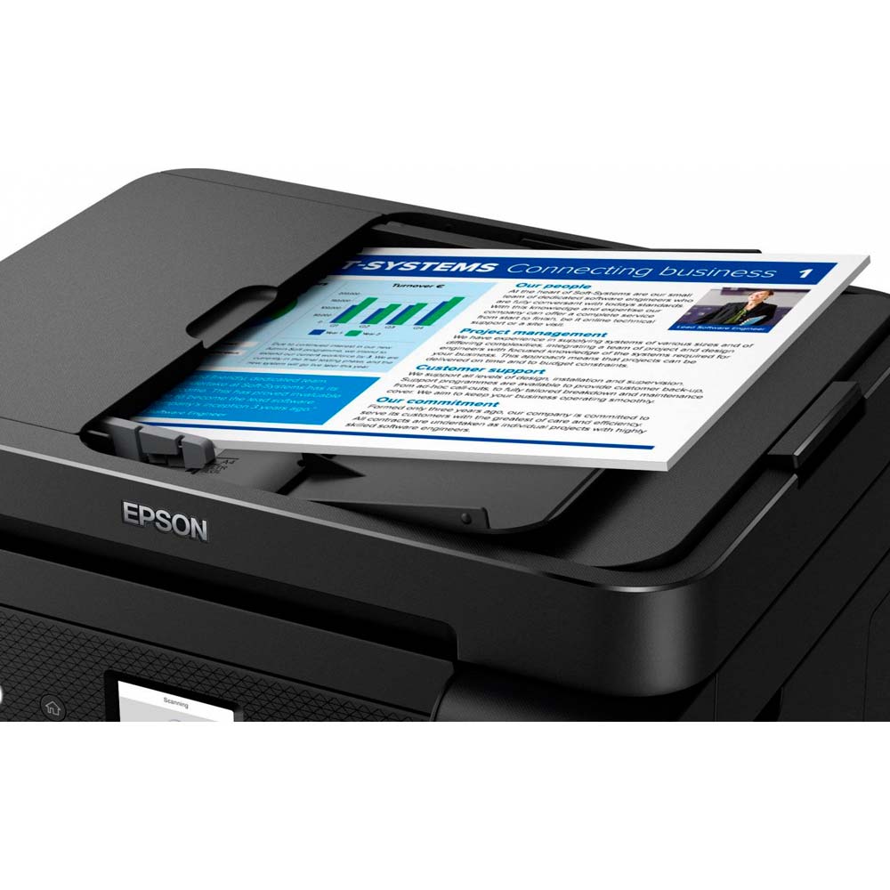 МФУ струйное EPSON EcoTank L6290 WI-FI Black (C11CJ60406) Технология печати струйная