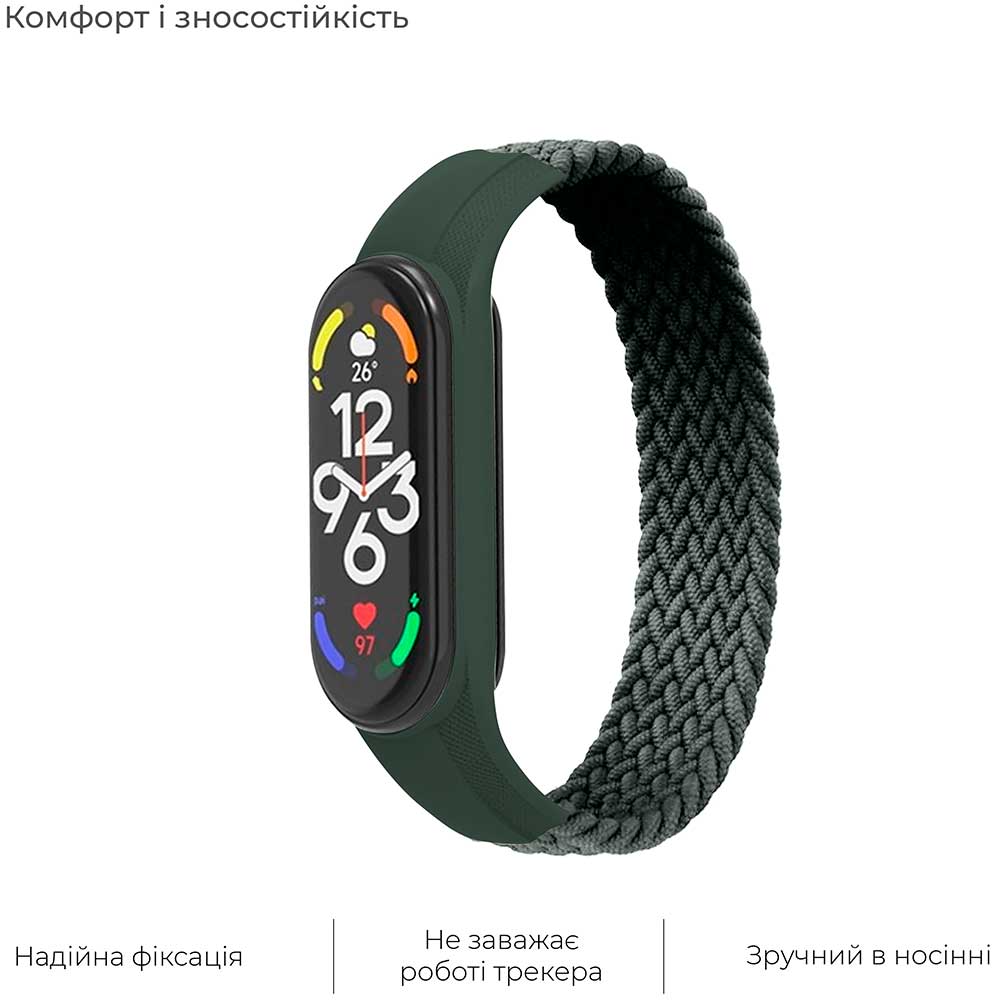 Ремінець ARMORSTANDART для Xiaomi Mi Band 4/5/6/7 Khaki size L (ARM58760) Сумісність за моделлю XIAOMI Mi Band 6