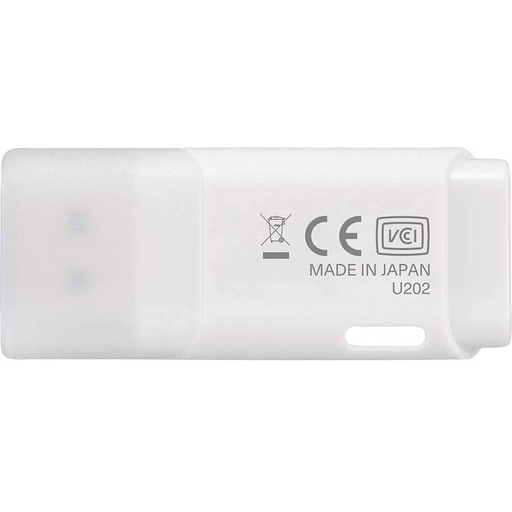 Флеш-драйв KIOXIA TransMemory U202 128GB USB 2.0 White (LU202W128GG4) Конструкція знімний ковпачок