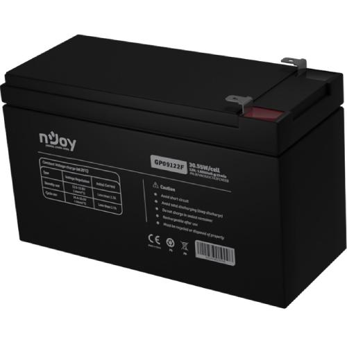 Акумулятор NJOY GP09122F 12V 9AH (BTVACIUOCTA2FCN01B) AGM Напряжение, В 12