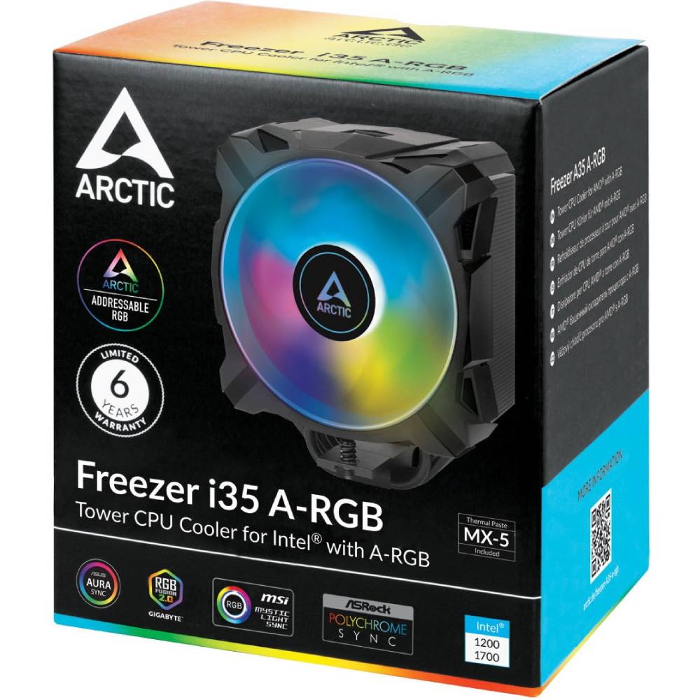 Заказать Кулер процессорный ARCTIC Freezer I35 ARGB (ACFRE00104A)