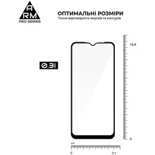 Защитное стекло ArmorStandart Pro для Xiaomi Redmi A2 / A2+ Black (ARM66569)