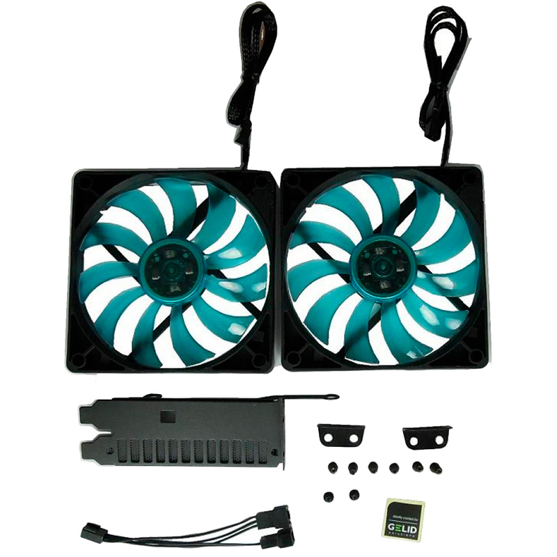 Кулер для видеокарты GELID PCI Slot Fan Holder (SL-PCI-02) Назначение для видеокарты