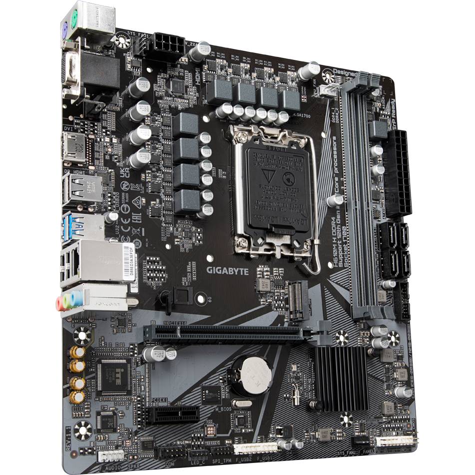 Материнская плата GIGABYTE H610M H DDR4 1.2 mATX Сокет Intel 1700