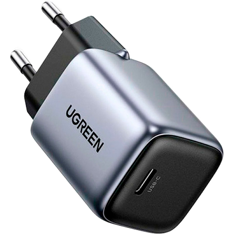 Сетевое зарядное устройство UGREEN CD319 30W Gan Type-C PD Nexode Mini Grey (90666) Тип сетевое зарядное устройство