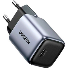 Сетевое зарядное устройство UGREEN CD319 30W Gan Type-C PD Nexode Mini Grey (90666)