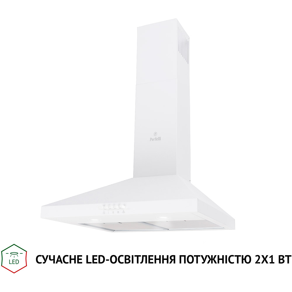 Витяжка PERFELLI K 5202 WH 700 LED Тип купольна