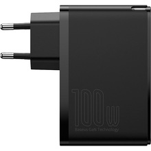 Сетевое зарядное устройство BASEUS CCGAN2P-L01 100W GaN Black (CCGAN2P-L01)
