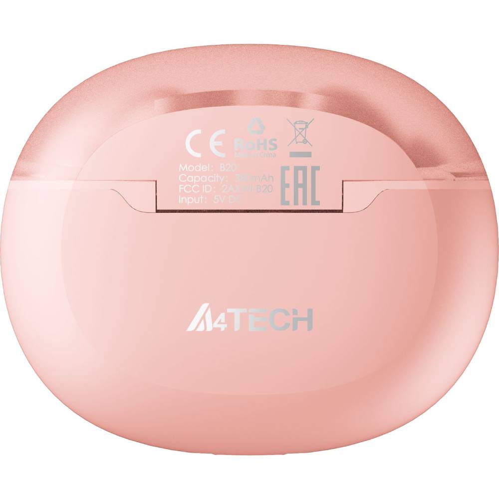 Гарнітура A4TECH B27 (Baby Pink) Конструкція внутрішньоканальні (у вушний канал)