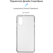 Чехол ARMORSTANDART Air Series для ZTE Blade A31 Plus Transparent (ARM61918)