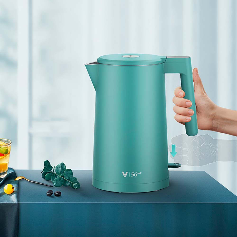 Електрочайник Xiaomi Viomi Kettle Fast Green (YM-K1705) Матеріал корпуса нержавіюча сталь