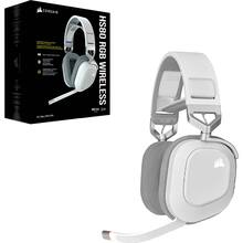 Гарнітура CORSAIR HS80 RGB Wireless White (CA-9011236-EU)