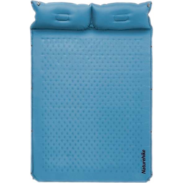 Самонадувной коврик NATUREHIKE CNH22DZ013 30 мм Blue (6975641889557) Спальные места двуспальные