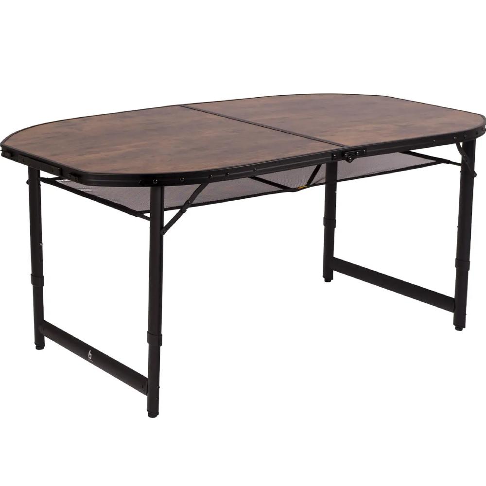 Стіл BO-CAMP Woodbine Oval 150 x 80 см Black/Wood look (1404230) Тип столи