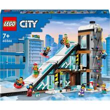 Конструктор LEGO City Горнолыжный и скалолазный центр 1045 деталей (60366)