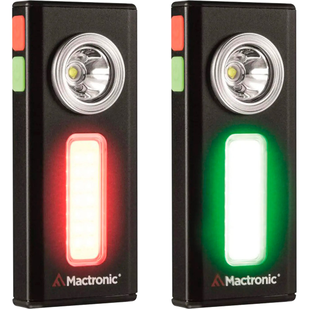 Фонарь профессиональный MACTRONIC Flagger 500 Lm Cool White Red Green USB Rechargeable (PHH0072) Источник энергии аккумулятор