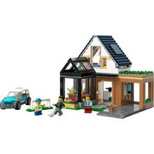 Конструктор LEGO City Семейный дом и электромобиль (60398)