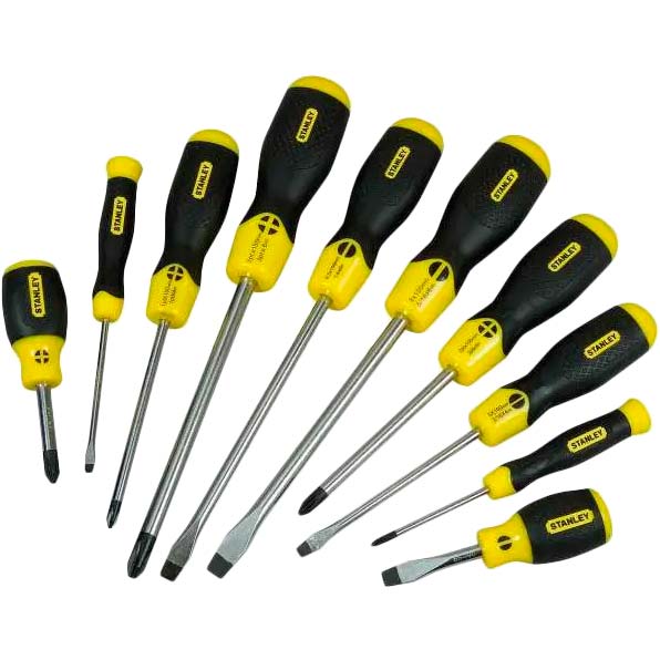 Набор отверток STANLEY CushionGrip 10 шт (5-64-977) Тип стандартная