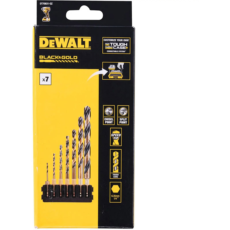 Набір свердлів DEWALT Black & Gold (DT70831) Тип набір свердел