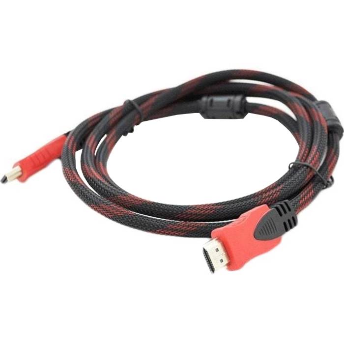 Кабель MERLION HDMI to HDMI 3.0m v1.4 OD-7.4mm Black/RED (YT-HDMI(M)/(M)NY/RD-3.0m) Кабель MERLION HDMI to HDMI 3.0m v1.4 OD-7.4mm Black/RED (YT-HDMI(M)/(M)NY/RD-3.0m)
