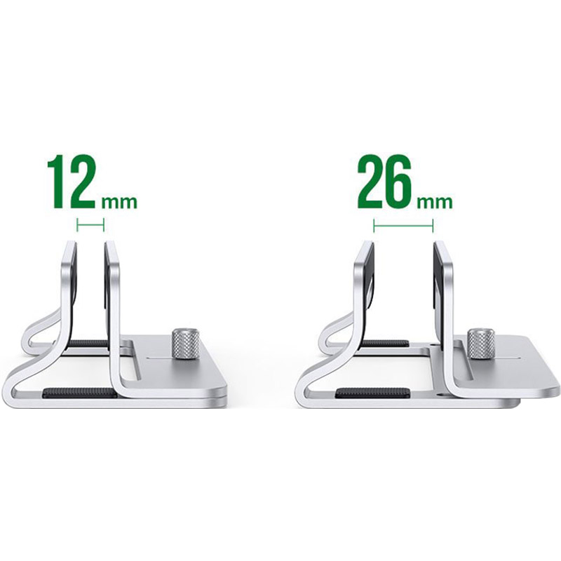 Подставка для ноутбука UGREEN Vertical Laptop Stand LP258 (20471) Материал металл