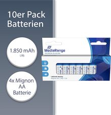 Батарейки MEDIARANGE Premium Alkaline LR6 (MRBAT105) Батарейки MEDIARANGE Premium Alkaline LR6 (MRBAT105)