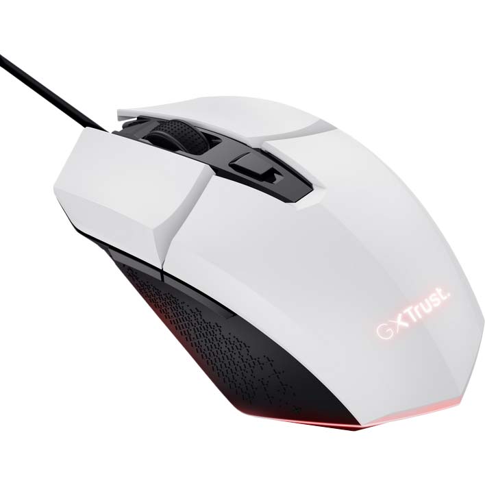 Миша TRUST GXT 109 FELOX RGB White (25066_TRUST) Тип підключення дротове