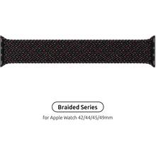 Ремешок ArmorStandart Braided Solo Loop для Apple Watch 42/44/45/49 мм Size 10 (172 мм) Black Unity (ARM64906)