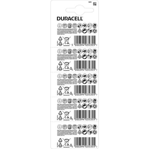 Батарейки DURACELL CR2032 DSN 5 шт (5007682/5010974/5014815) Електрохімічна система літієва (C)