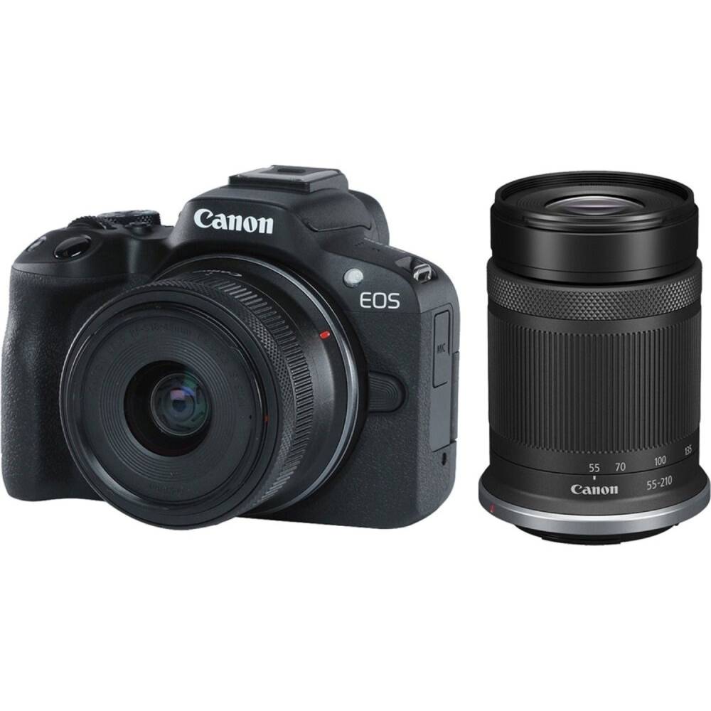 Фотоапарат CANON EOS R50 + RF-S 18-45 IS STM + RF-S 55-210 IS STM Black (5811C034) Тип системний