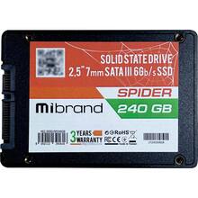 SSD накопичувач Mibrand Spider 240GB 2.5" SATAIII 3D NAND TLC Bulk (MI2.5SSD/SP240GB)
