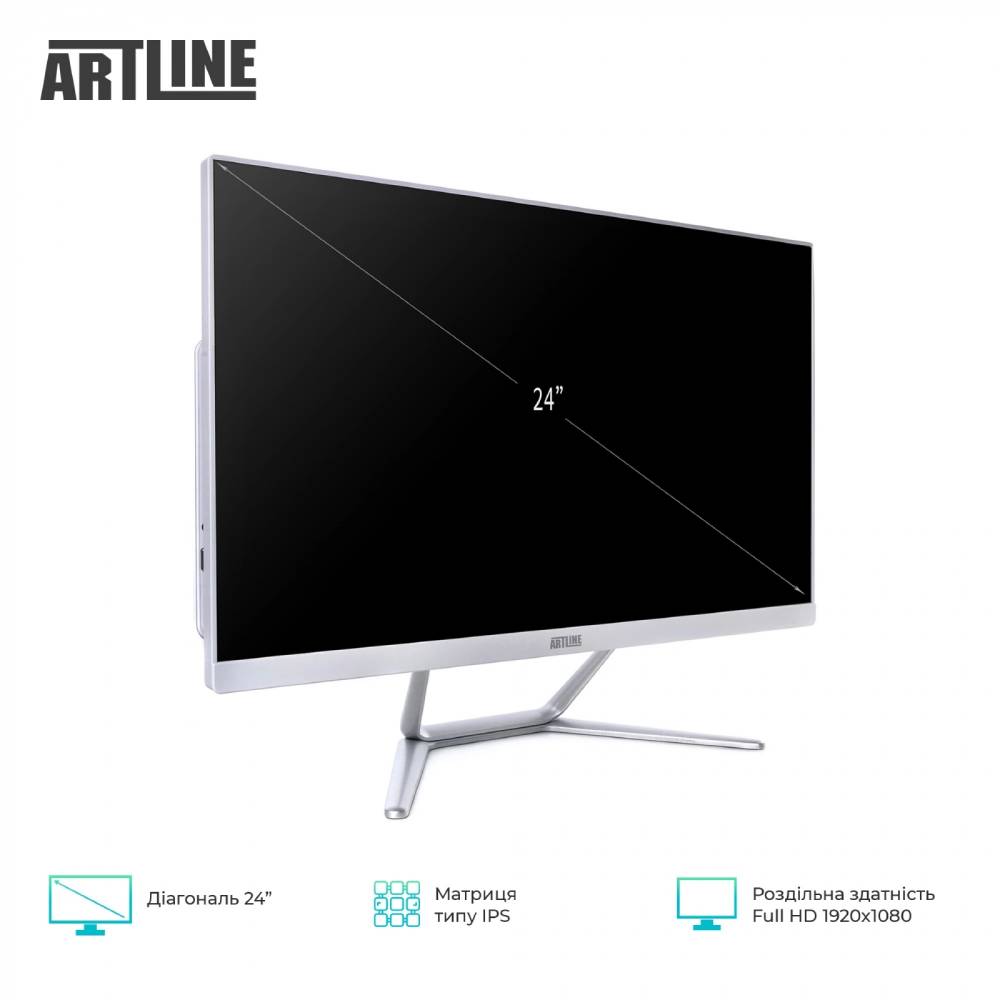 Моноблок ARTLINE Home G40 (G40v20W) Чипсет H610