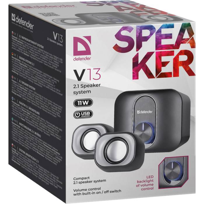 Акустическая система DEFENDER V13 11 W 2.1 (65213) Тип 2.1