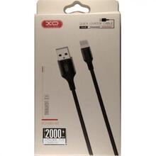 Кабель XO NB143 Braided USB - Lightning 1 м Черный (XO-NB143i1-BK)
