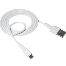 Кабель XO NB212 USB - Micro-USB 2.1A 1м White (XO-NB212m-WH)