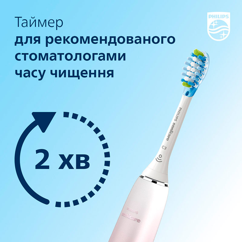 Зображення Зубна щітка PHILIPS Sonicare DiamondClean Gradient Pink White (HX9911/84)