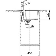 Мойка FRANKE Urban 620 х 500 х 220 мм UBG 611-62 (114.0574.952)