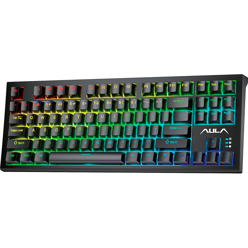 Клавиатура AULA F3032 Mechanical + 21 Yellow keys KRGD Brown EN/UA Black (6948391201740) Комплектация клавиатура