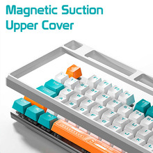 Клавиатура AULA F2088 PRO + 9 Orange keys KRGD Blue EN/UA White/Blue (6948391234908)