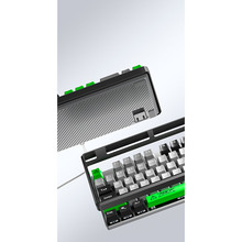 Клавіатура AULA F2088 PRO + 9 Green keys KRGD Blue EN/UA Black/Gray (6948391234892)