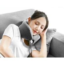 Подушка підголівник LF Massage sleep neck pillow Gray (LR-S100)
