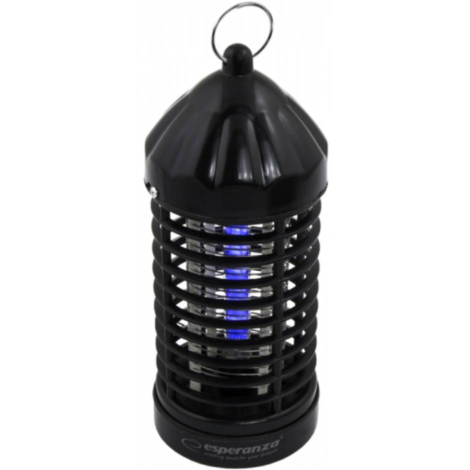 Лампа от насекомых ESPERANZA UV-A 2W (EHQ005) Дополнительно тип лампы UV-A, длина шнура питания 90 см, выходная мощность 2 Вт, внутреннее напряжение инсектицидной сетки 600 В
