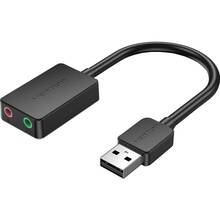 Звуковая карта VENTION Audio USB - 2х3.5 мм jack 0.15m (CDYB0)