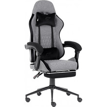 Кресло GT RACER X-2324 Fabric Gray/Black Suede