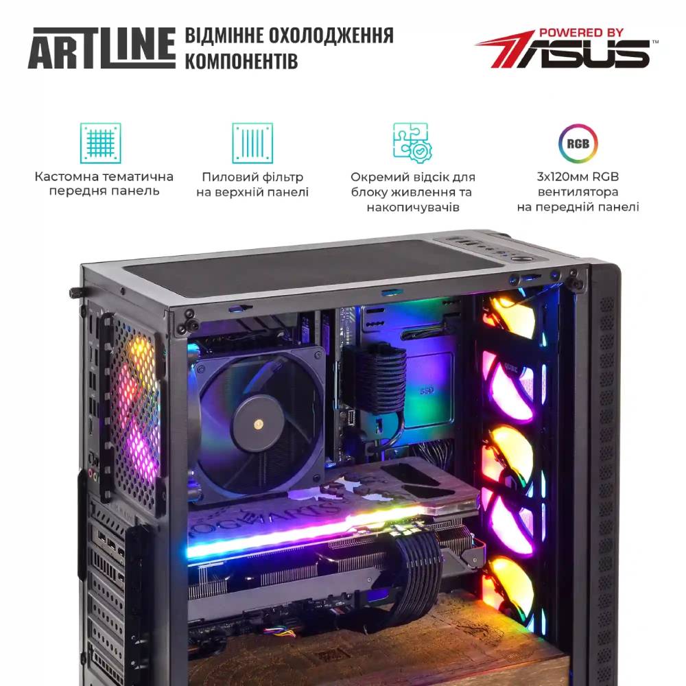 Компьютер ARTLINE Gaming HGWRTSv54Win Модель процессора 12400F