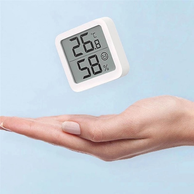 Термогигрометр Xiaomi MiiiW Thermo-Hygrometer Mini White (MWTH02) Способ установки настольный